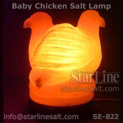 Twin Chicken Salt Lamp